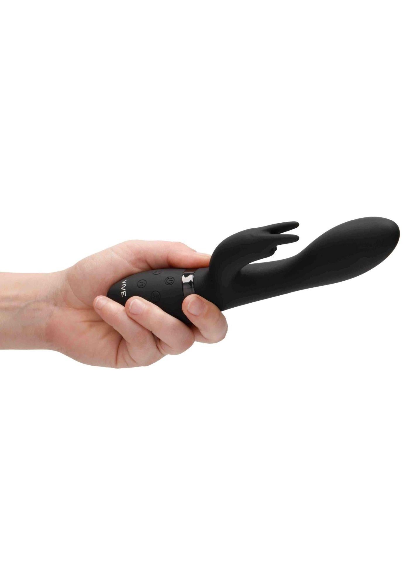 8-Wibrator-Zosia - Classic G-Spot Rabbit - Black-8