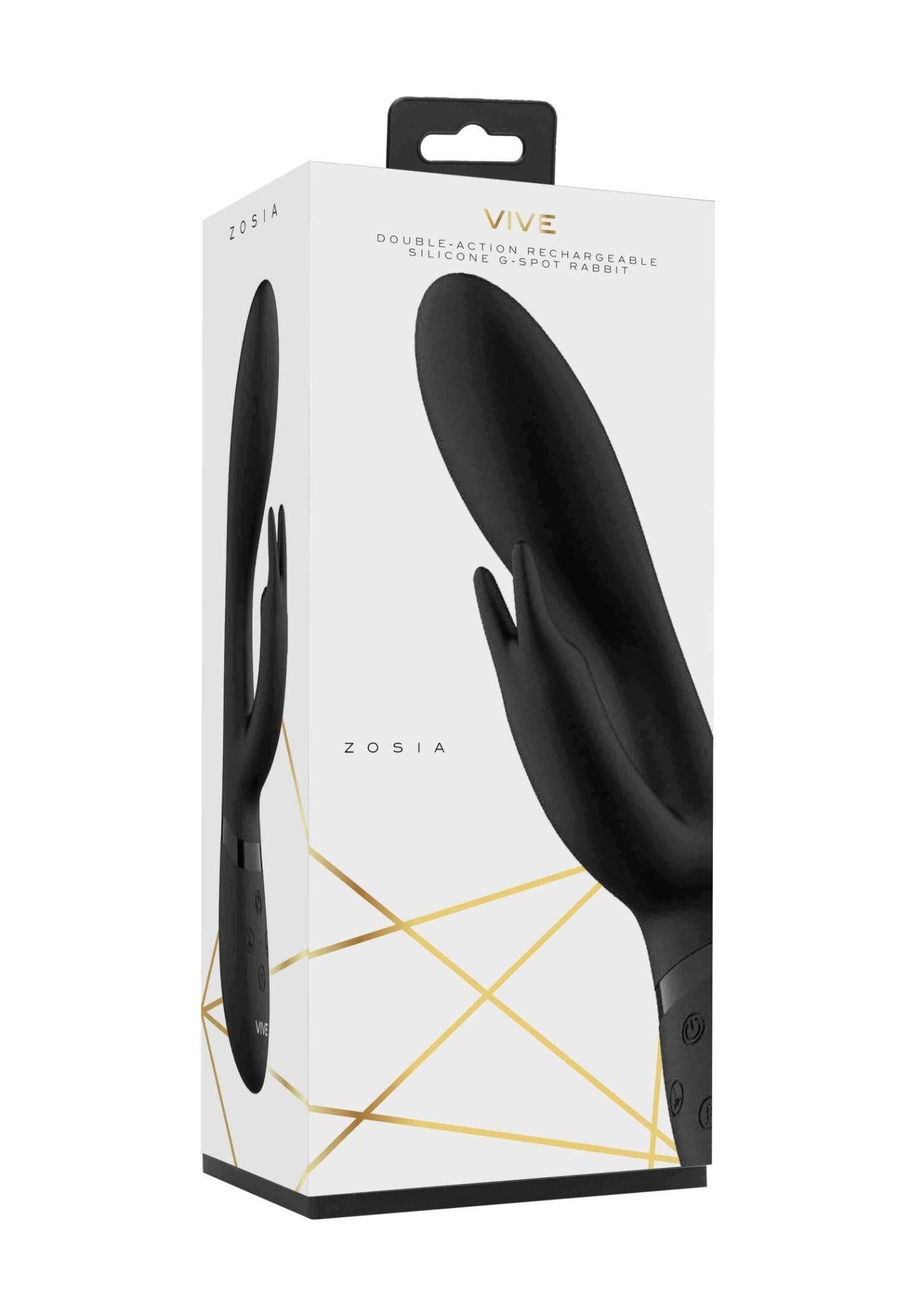 10-Wibrator-Zosia - Classic G-Spot Rabbit - Black-10