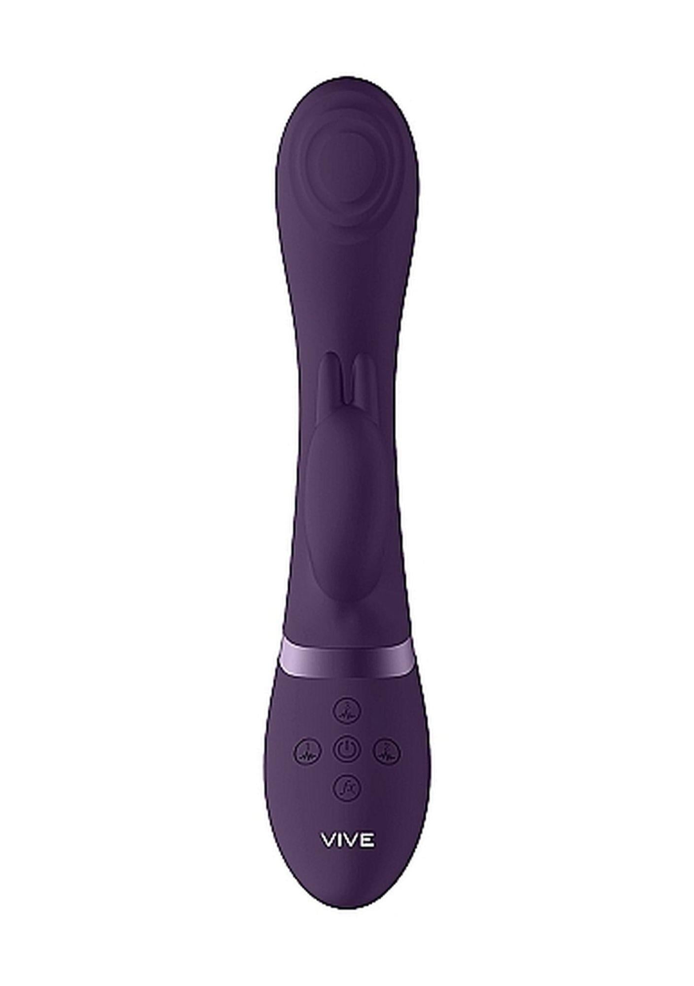 8-Wibrator króliczek z masażerem rotacją 21cm 10tryb-8