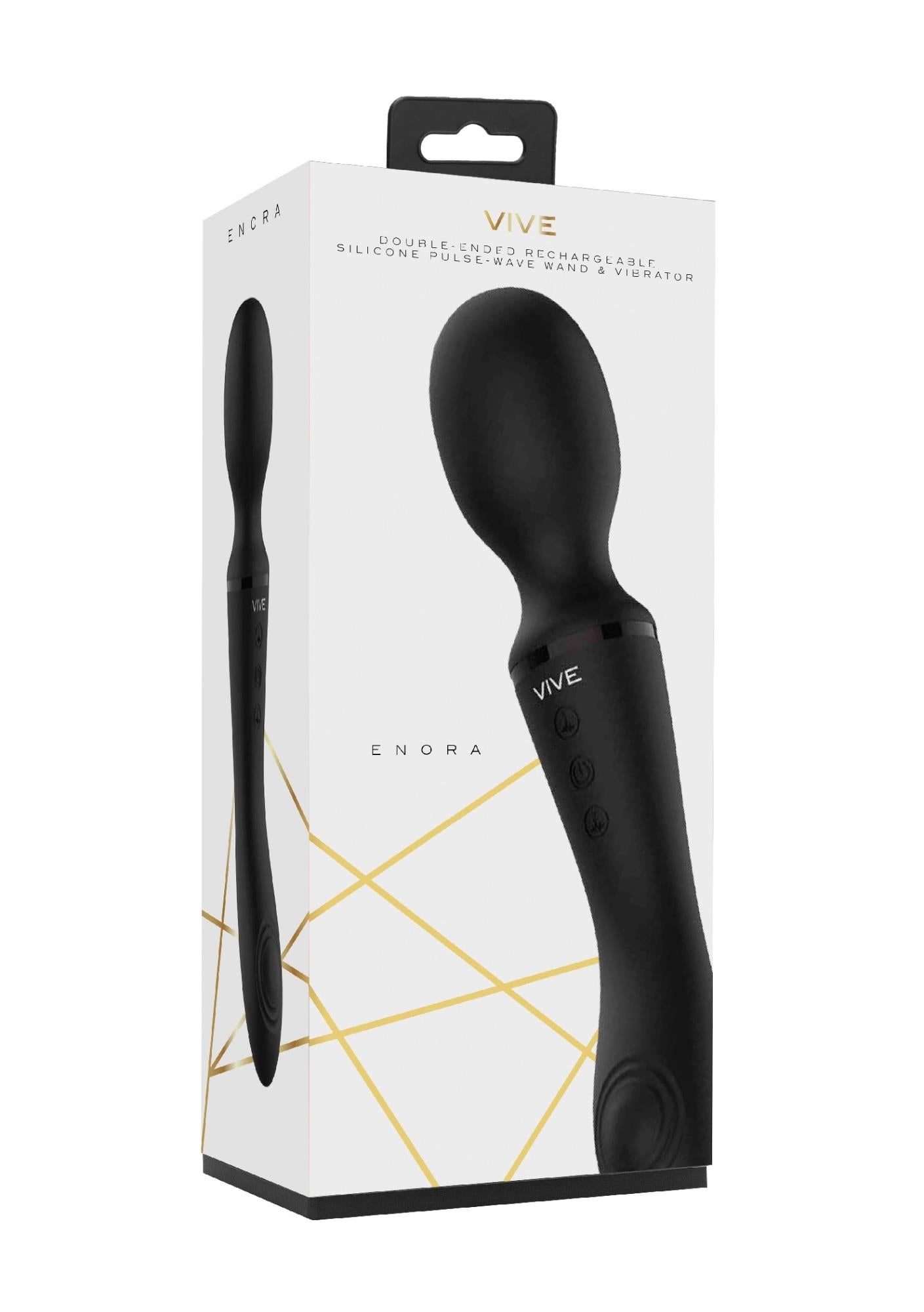 1-Wibrator Różdżka - Wand & Vibrator - Black-1