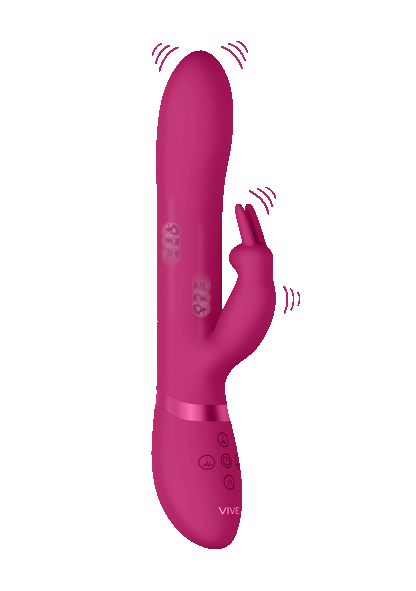 2-Amoris - Stimulating Beads Rabbit - Pink-2
