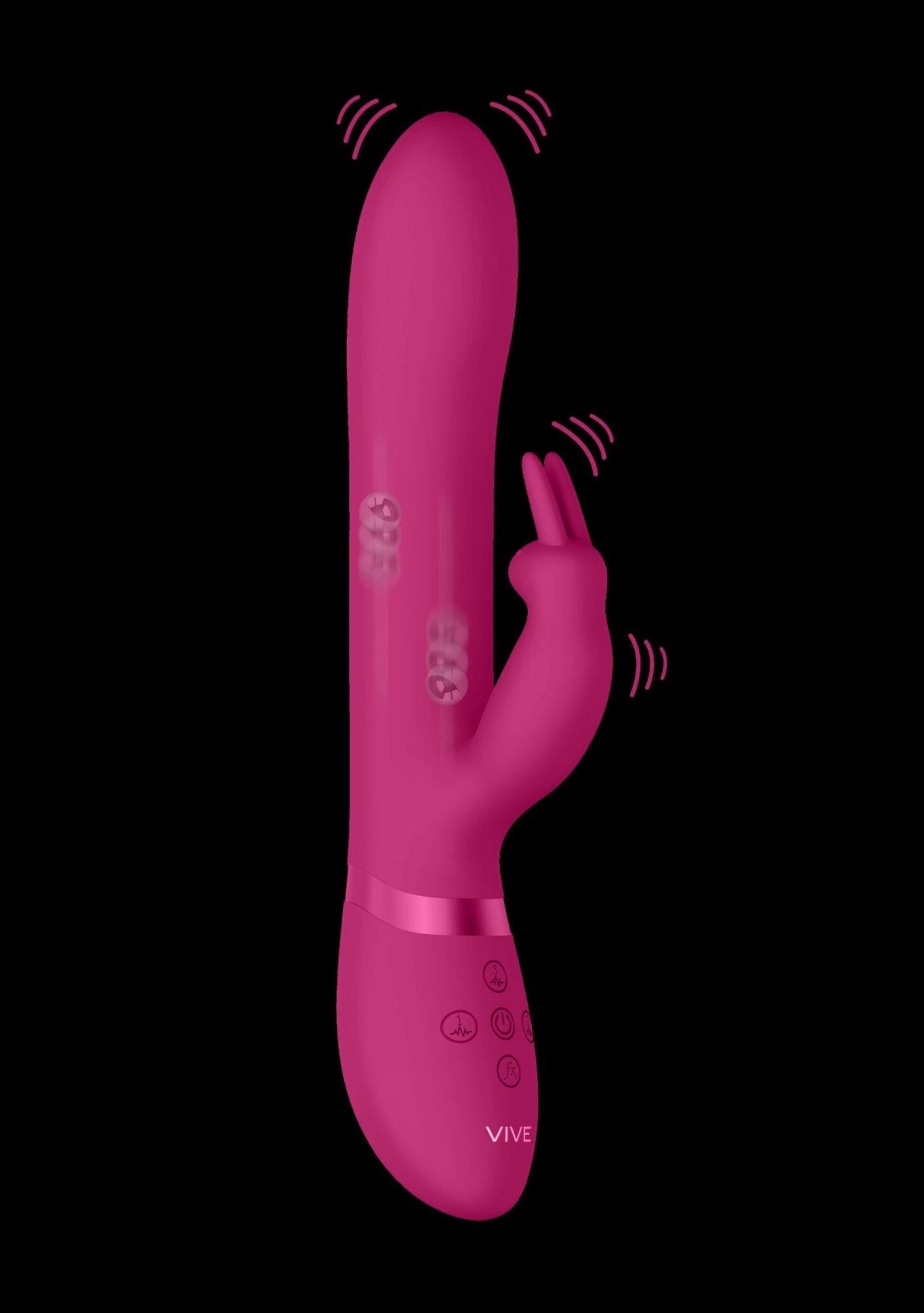 3-Amoris - Stimulating Beads Rabbit - Pink-3