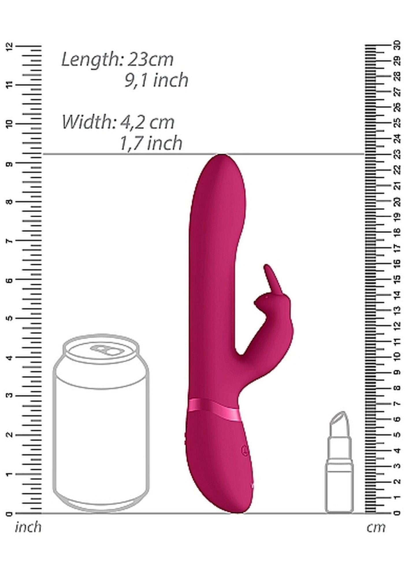 10-Amoris - Stimulating Beads Rabbit - Pink-10