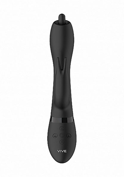 7-Nilo - Pinpoint Rotating G-spot Rabbit - Black-7