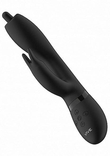 9-Nilo - Pinpoint Rotating G-spot Rabbit - Black-9