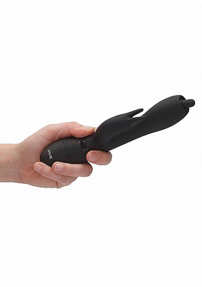 10-Nilo - Pinpoint Rotating G-spot Rabbit - Black-10