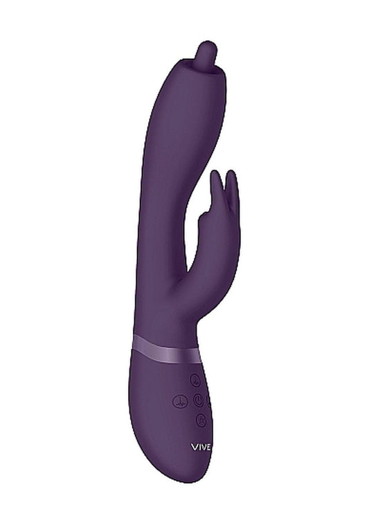 1-Wibrator Nilo - Pinpoint Rotating G-spot Rabbit - Purple-1