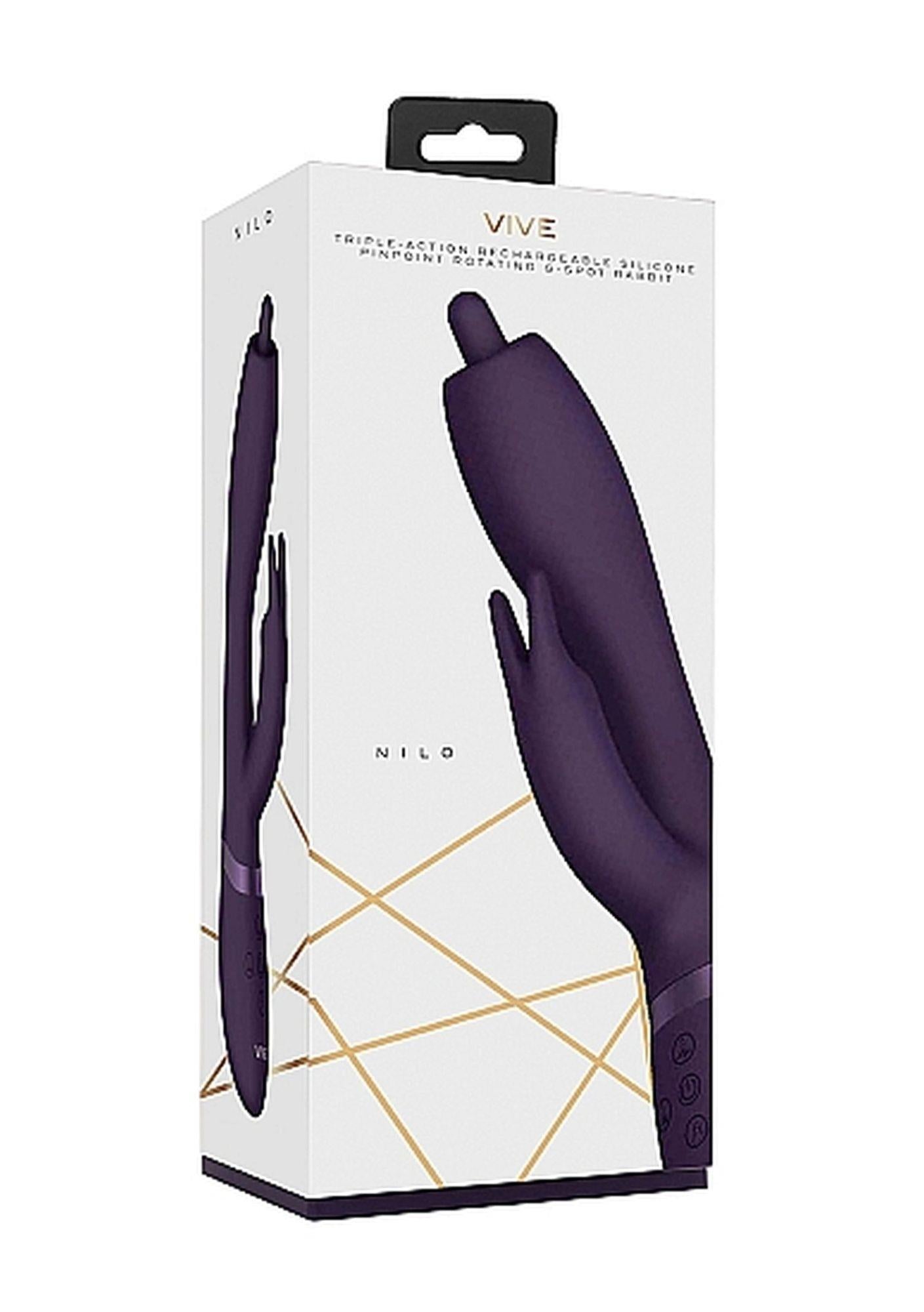 6-Wibrator Nilo - Pinpoint Rotating G-spot Rabbit - Purple-6