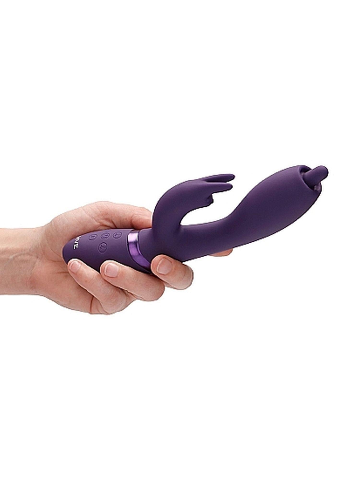 11-Wibrator Nilo - Pinpoint Rotating G-spot Rabbit - Purple-11