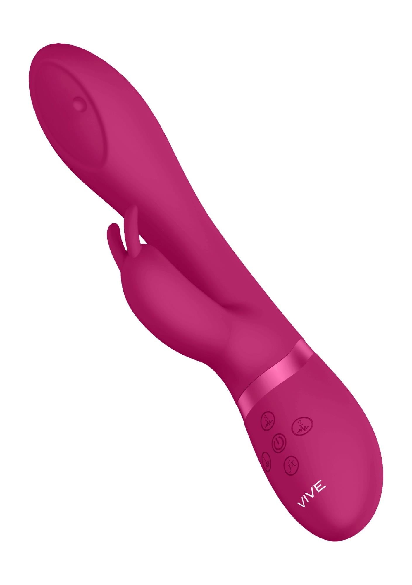 5-Wibrator masażer - Spinning G-spot Rabbit - Pink-5