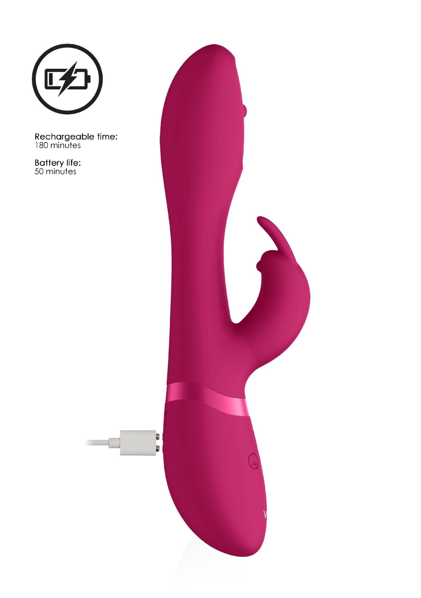 9-Wibrator masażer - Spinning G-spot Rabbit - Pink-9