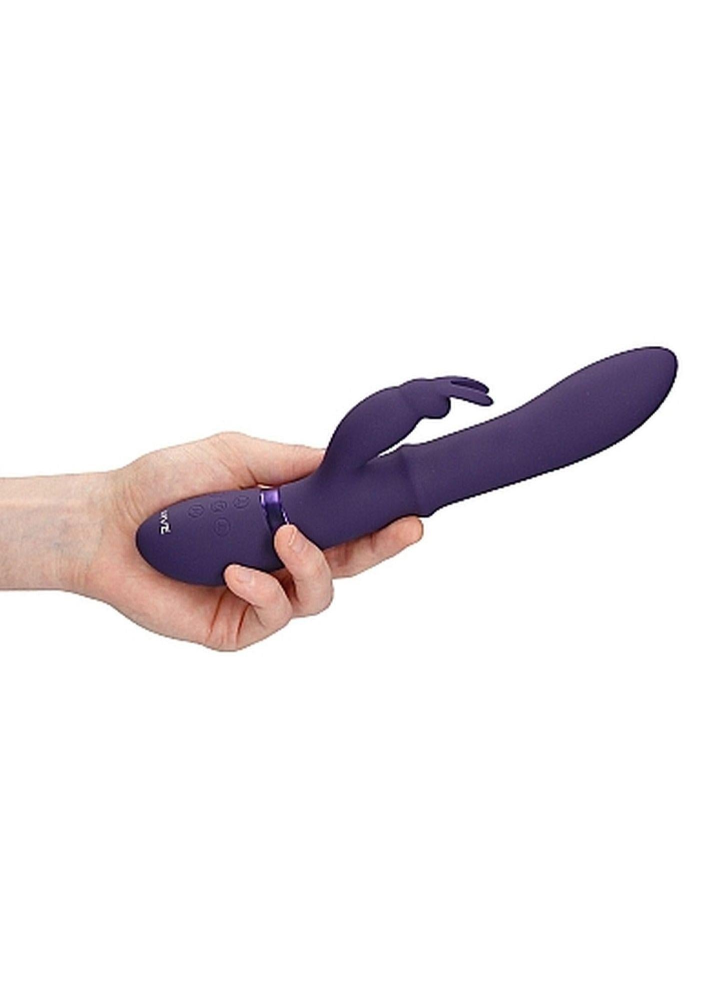 11-Wibrator króliczek wielofunkcyjny 10 trybów 24cm-11