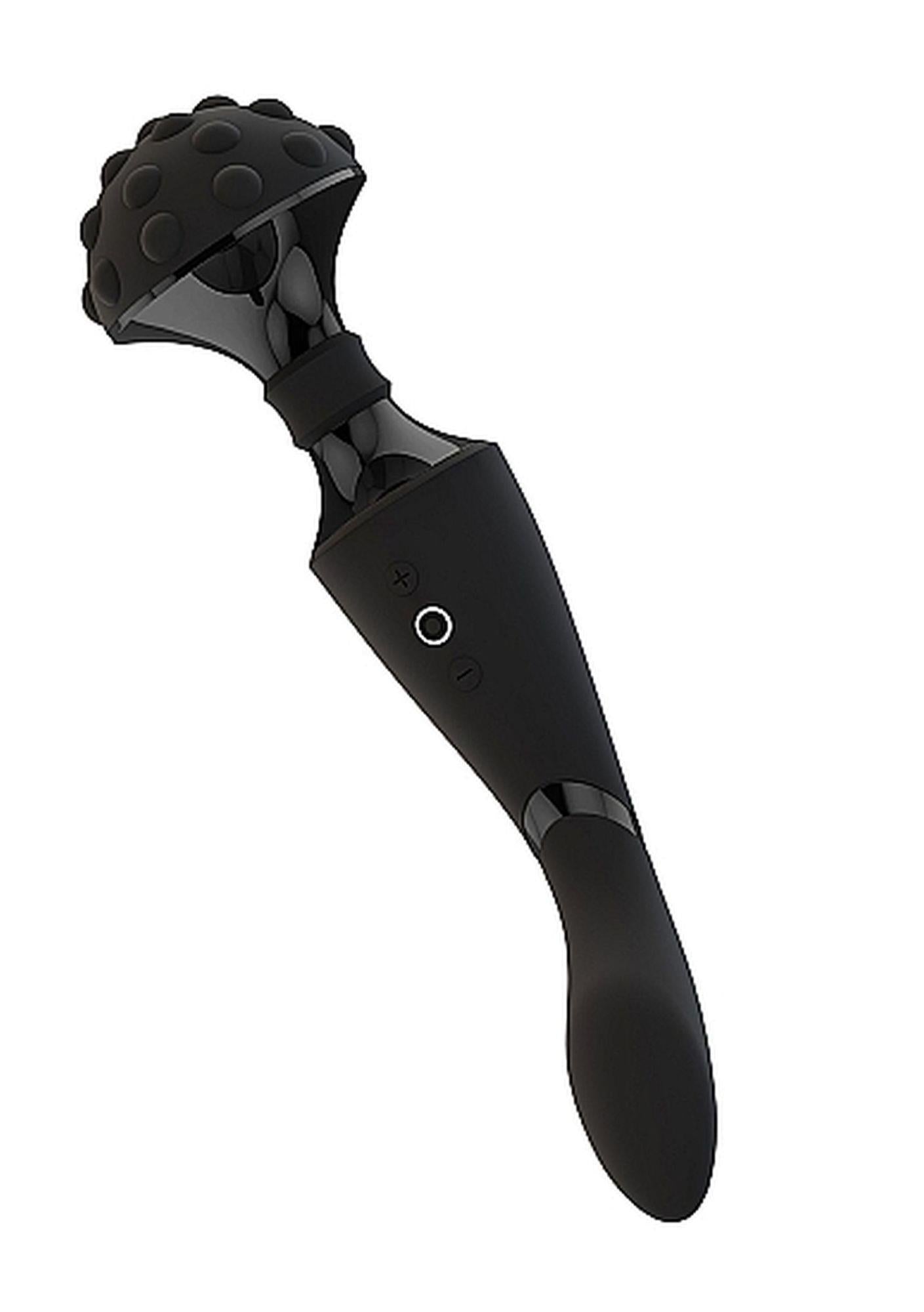 6-Dwustronny masażer łechtaczki wibrator 28cm 10tryb-6