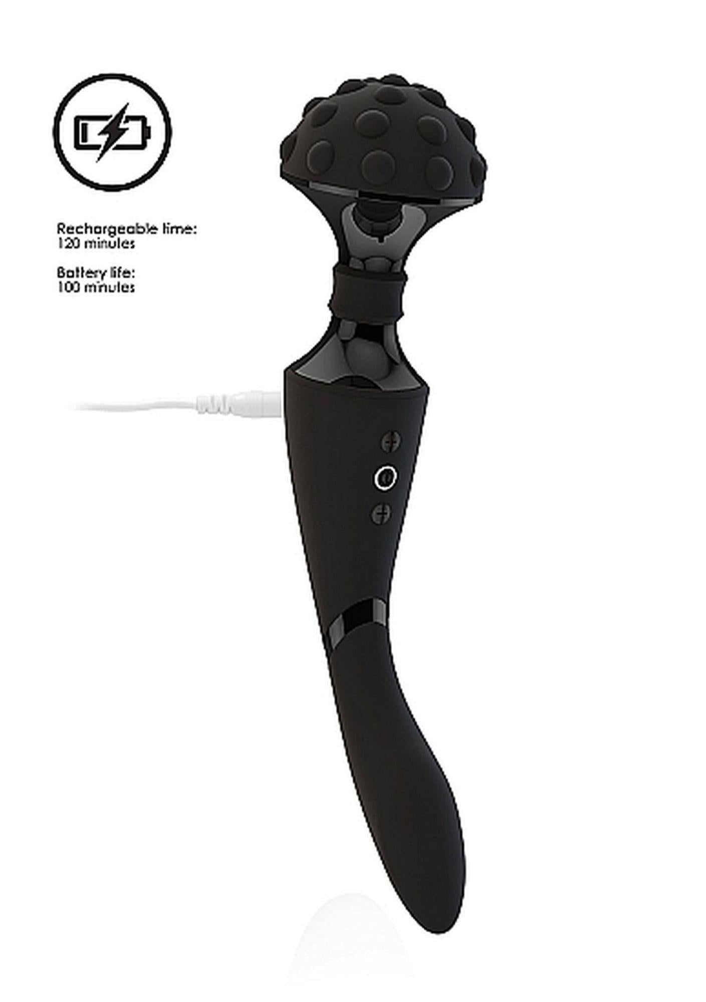 7-Dwustronny masażer łechtaczki wibrator 28cm 10tryb-7