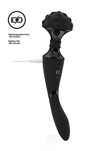7-Dwustronny masażer łechtaczki wibrator 28cm 10tryb-7