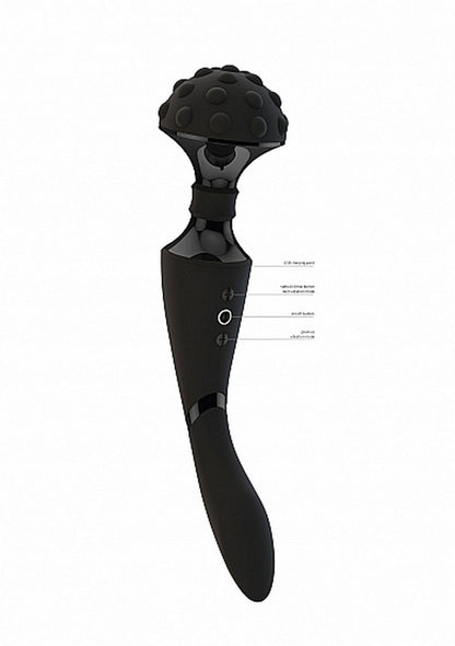 8-Dwustronny masażer łechtaczki wibrator 28cm 10tryb-8
