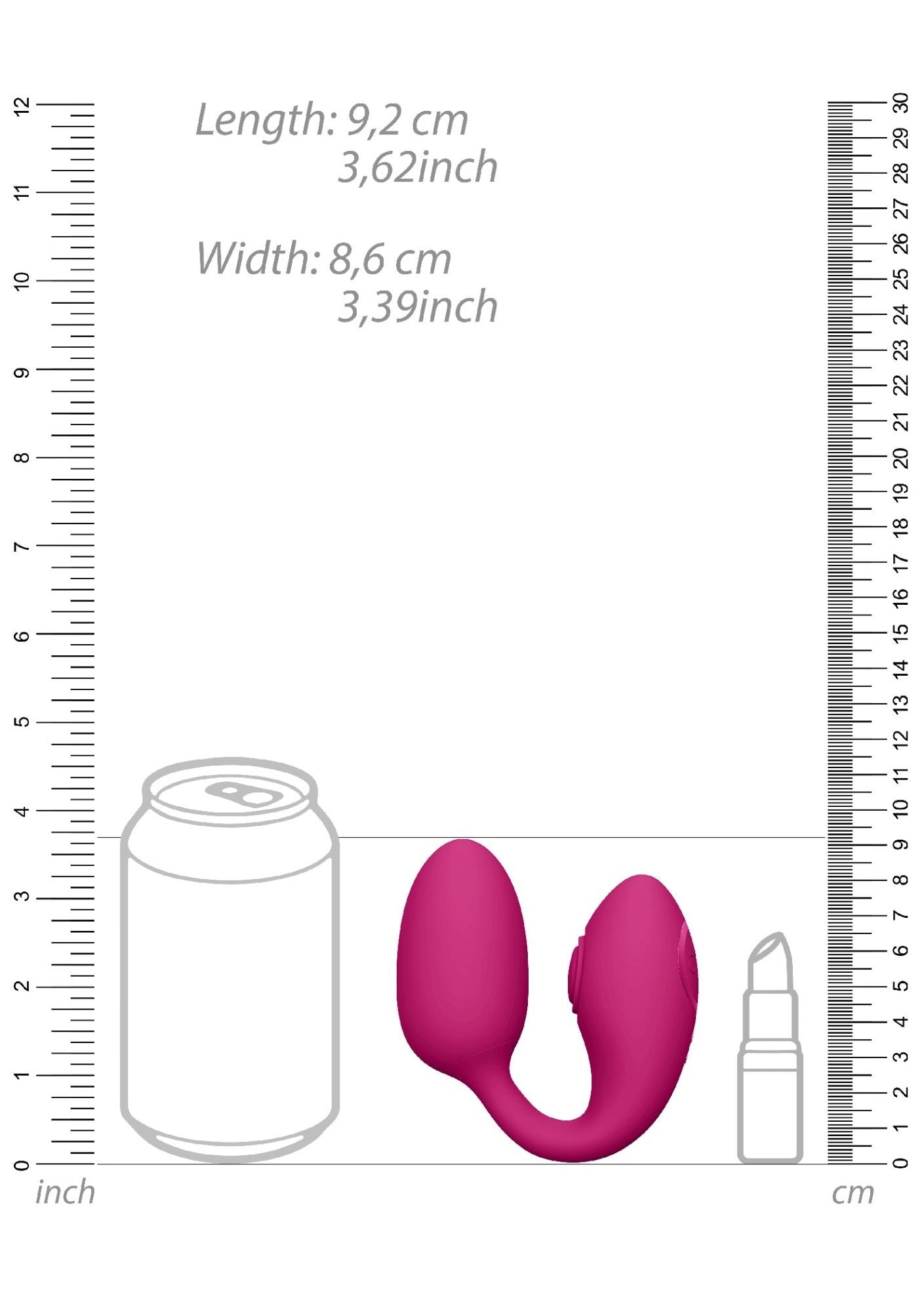 8-Masażer Stymulator Dla Par Aika - Pink-8