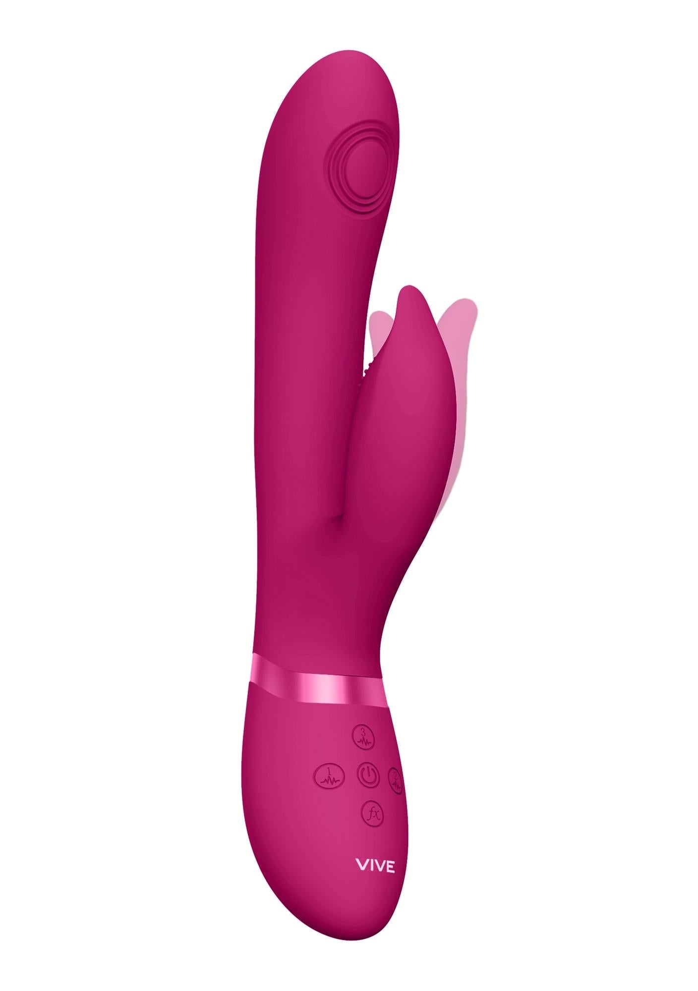 3-Wibrator króliczek masażer pulsacje 22cm 10trybów-3