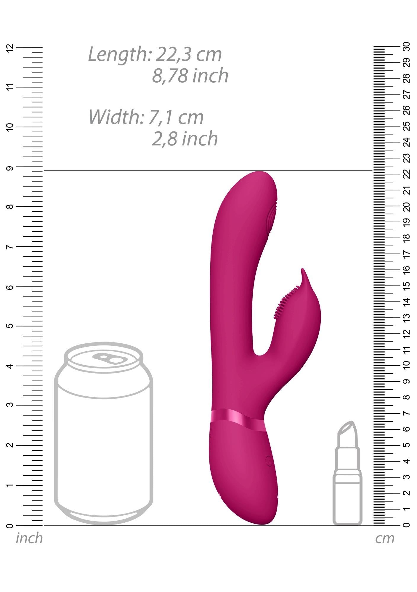 9-Wibrator króliczek masażer pulsacje 22cm 10trybów-9