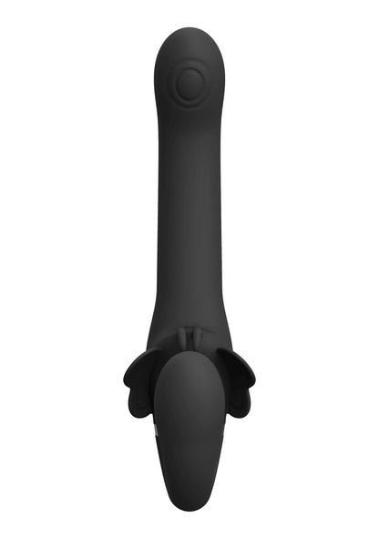 3-Wibrator strap-on strapless les 23cm 3x10 trybów-3