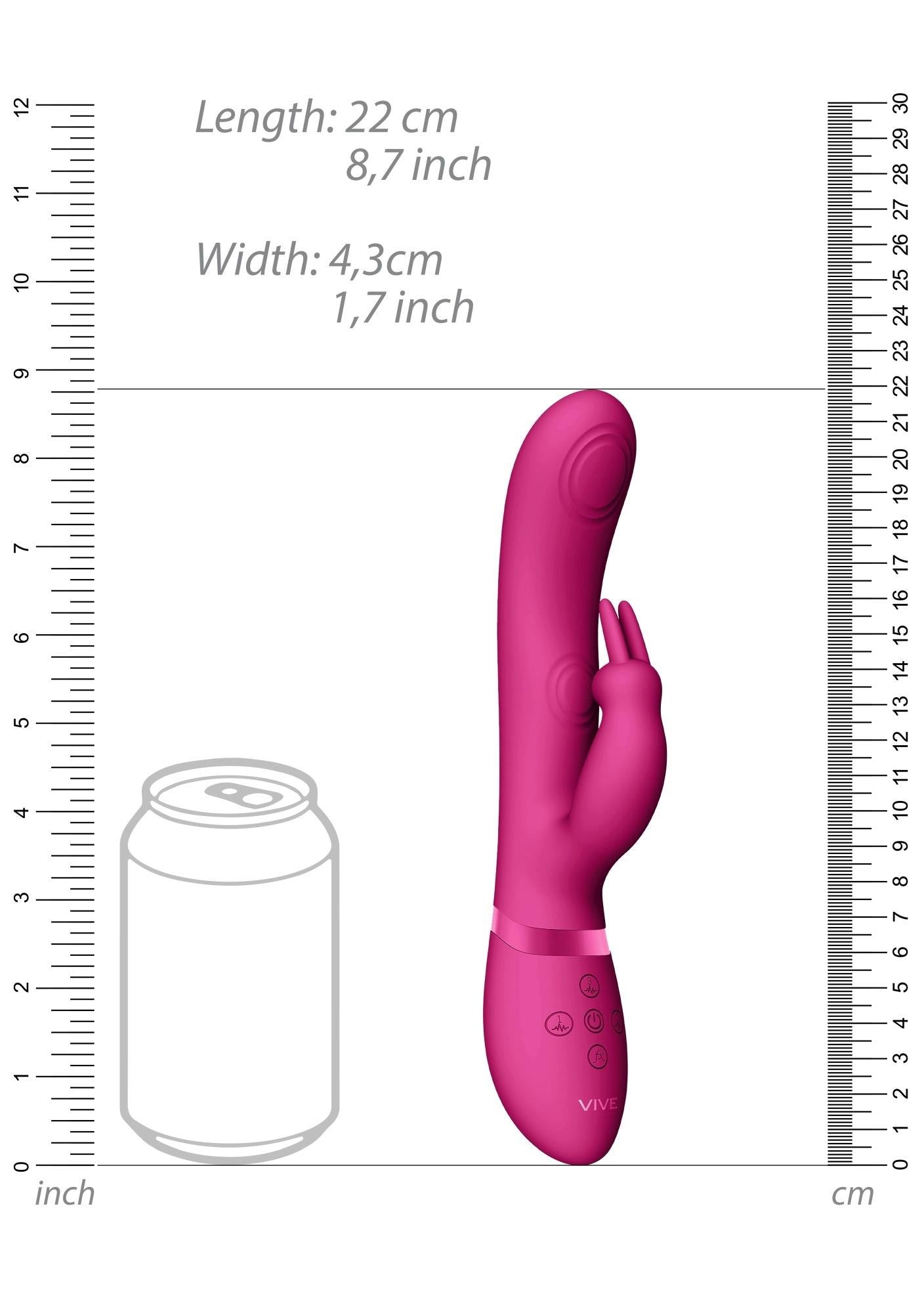 5-May - Pulse-Wave & C-spot & G-Spot Rabbit - Pink-5