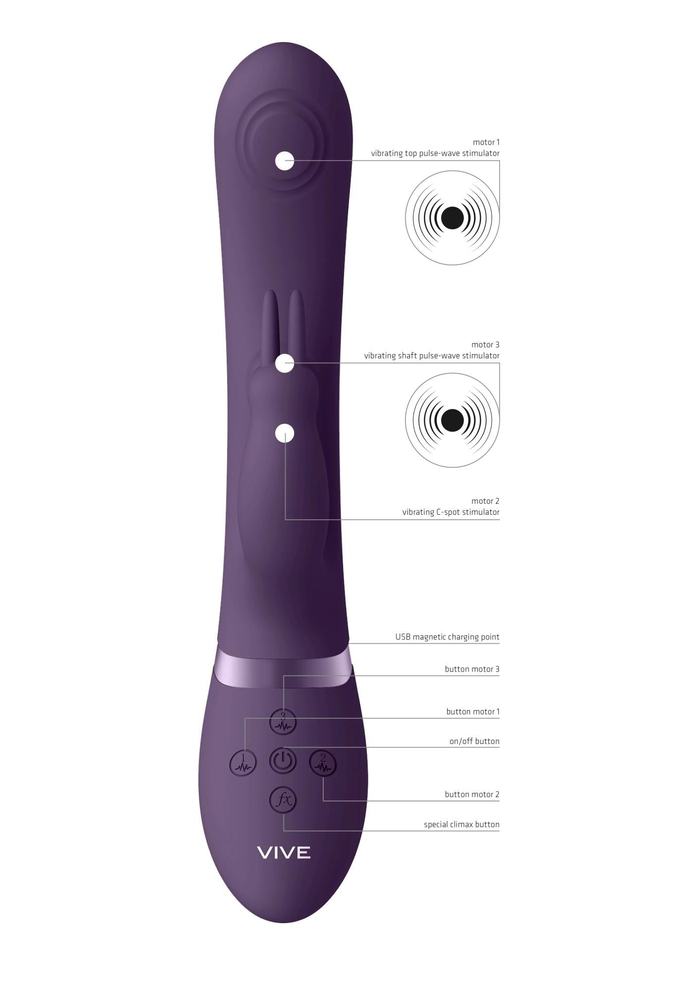 7-May - Pulse-Wave & C-spot & G-Spot Rabbit - Purple-7