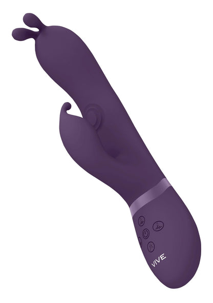 4-Gada - Vibrating Bunny Ear G-Spot Rabbit with Pulse Wave Shaft-4