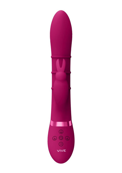 4-Stimulating Rings, Vibrating G-Spot Rabbit - Pink-4