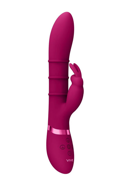 5-Stimulating Rings, Vibrating G-Spot Rabbit - Pink-5