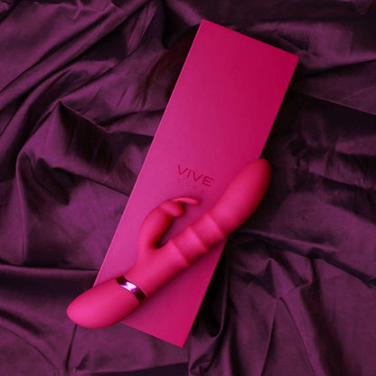 10-Stimulating Rings, Vibrating G-Spot Rabbit - Pink-10