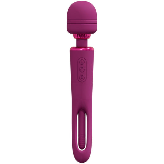 2-Różdzka wibrator do stymulacji łechtaczki cichy wodoodporny bodywand-2