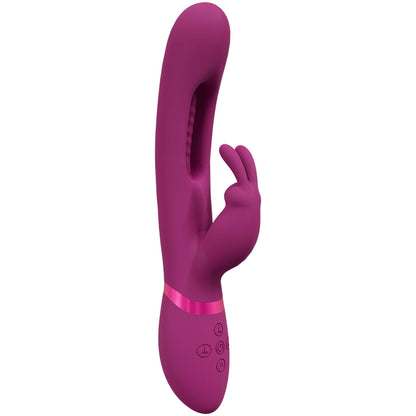 1-Mika - Triple Rabbit with G-Spot Flapping - Pink-1
