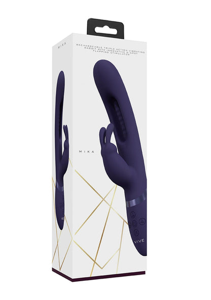 2-Mika - Triple Rabbit with G-Spot Flapping - Purple-2