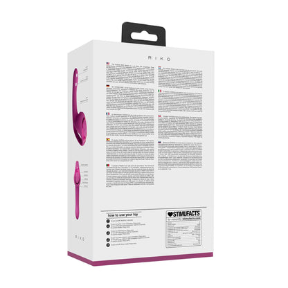 3-Riko - Rechargeable Triple Action Thumper with Advanced Finger Motion & Pulse Wave Stimulator - Pink-3
