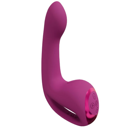 6-Riko - Rechargeable Triple Action Thumper with Advanced Finger Motion & Pulse Wave Stimulator - Pink-6