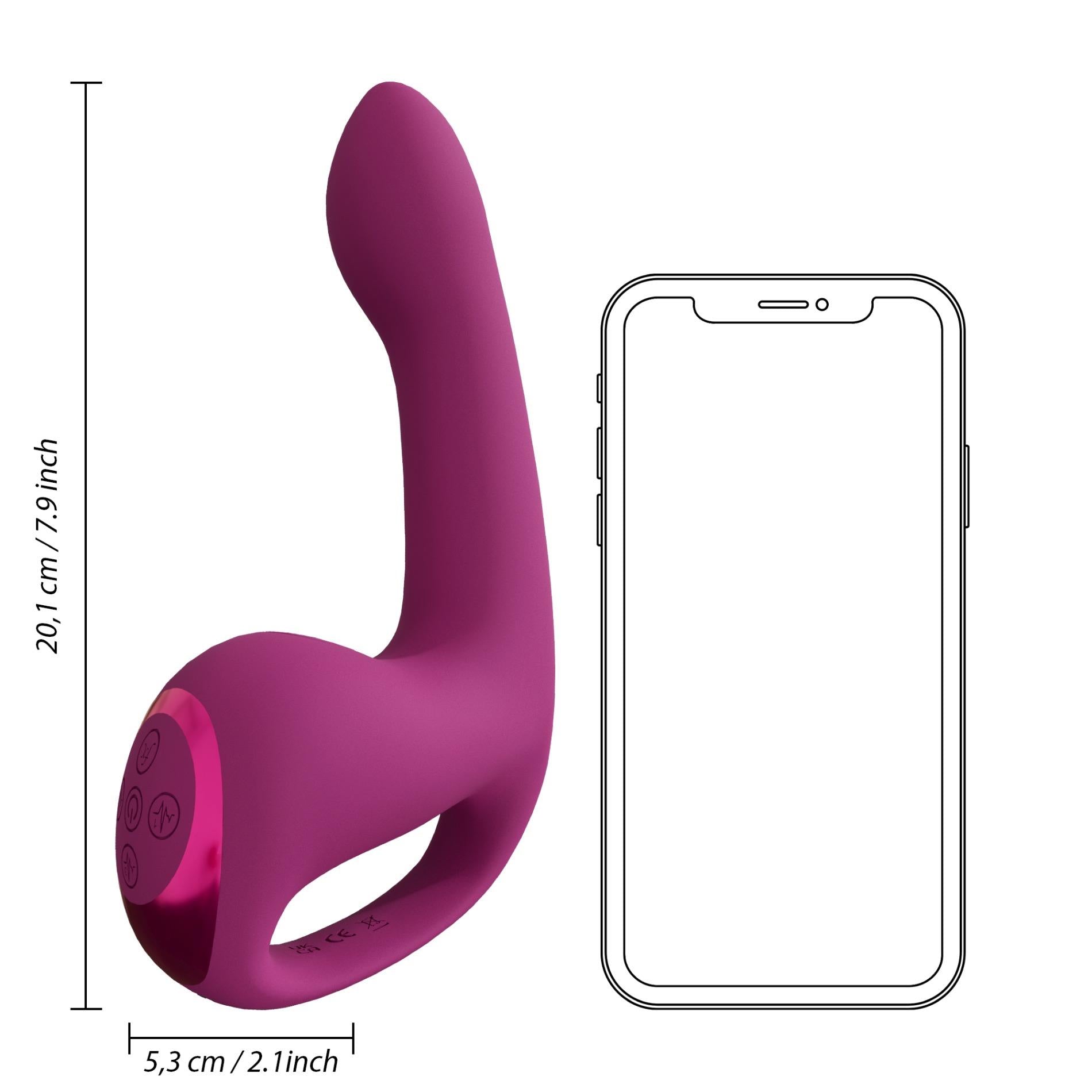 10-Riko - Rechargeable Triple Action Thumper with Advanced Finger Motion & Pulse Wave Stimulator - Pink-10