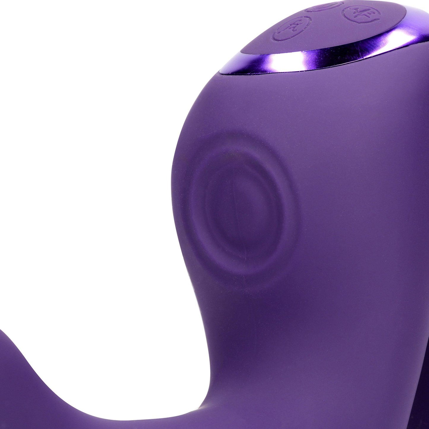 8-Riko - Rechargeable Triple Action Vibrator with Advanced Finger Motion & Pulse Wave Stimulator – Purple-8