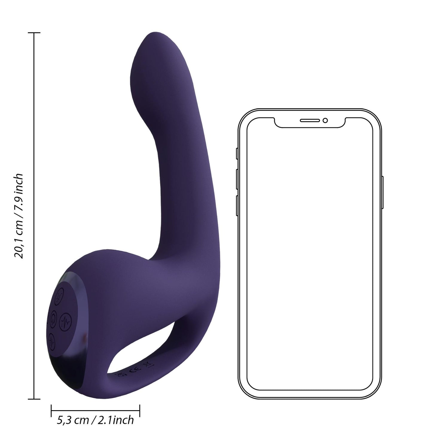 11-Riko - Rechargeable Triple Action Vibrator with Advanced Finger Motion & Pulse Wave Stimulator – Purple-11