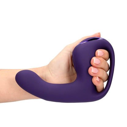 12-Riko - Rechargeable Triple Action Vibrator with Advanced Finger Motion & Pulse Wave Stimulator – Purple-12