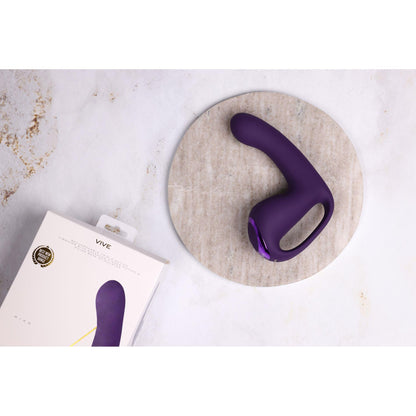 13-Riko - Rechargeable Triple Action Vibrator with Advanced Finger Motion & Pulse Wave Stimulator – Purple-13