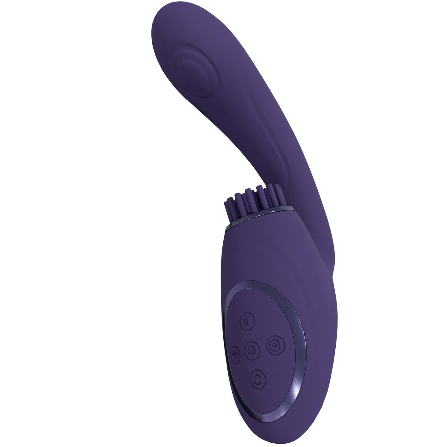 5-Gen - Rechargeable Triple Action G-Spot Vibrator with Pulse Wave  and Vibrating Bristles - Purple-5