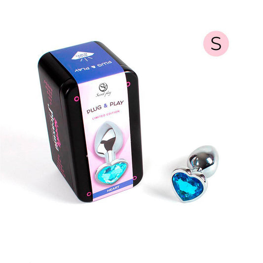 1-BLUE HEART METAL BUTT PLUG-1