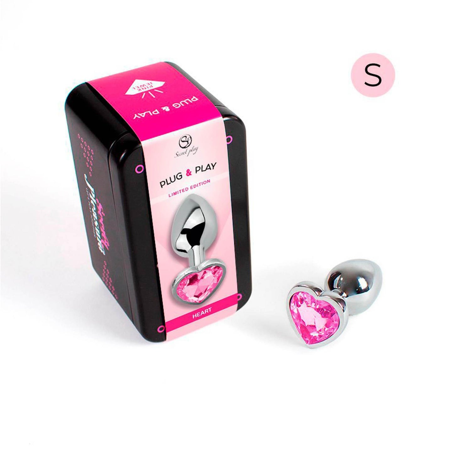 1-PINK HEART METAL BUTT PLUG-1