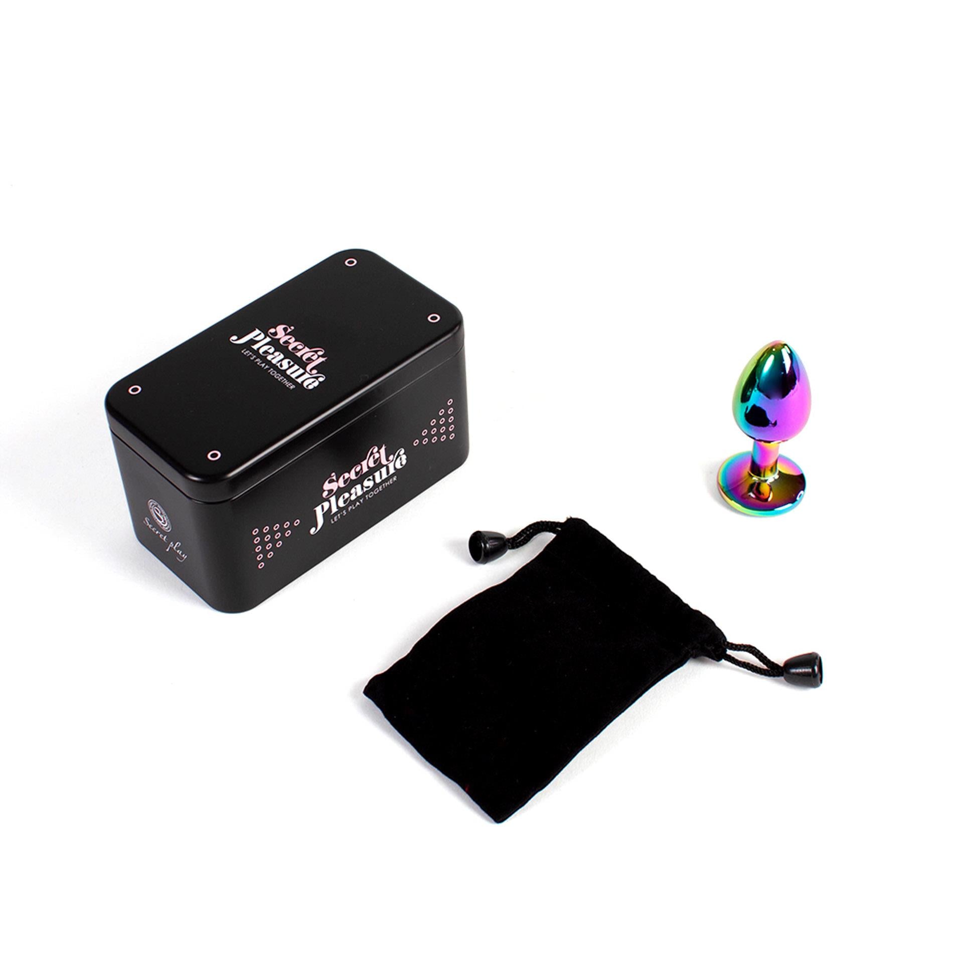 2-RAINBOW METAL BUTT PLUG-2