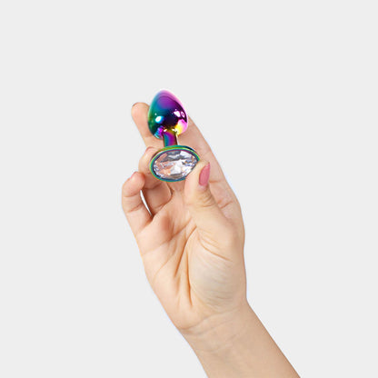3-RAINBOW METAL BUTT PLUG-3