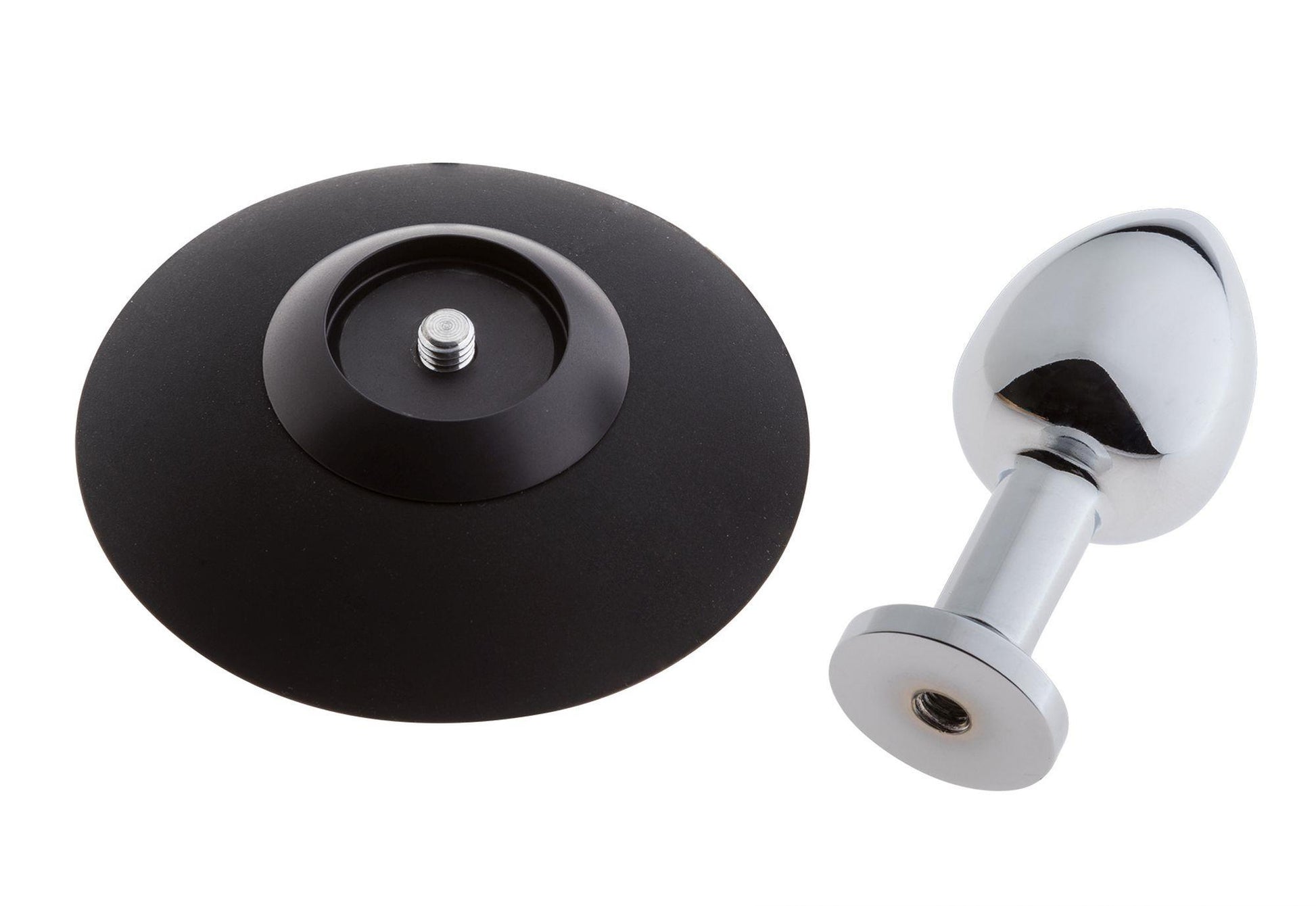 3-MALESATION Alu-Plug with suction cup small, chrome-3