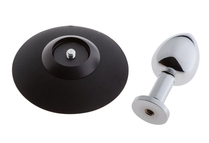 3-MALESATION Alu-Plug with suction cup small, chrome-3