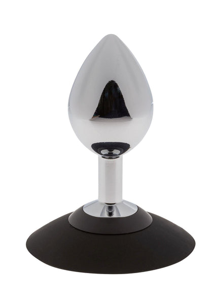 2-MALESATION Alu-Plug with suction cup medium, chrome-2