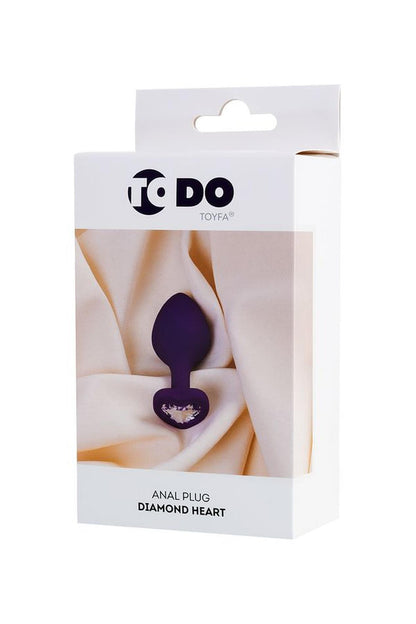 5-Anal Plug Diamond Heart-5