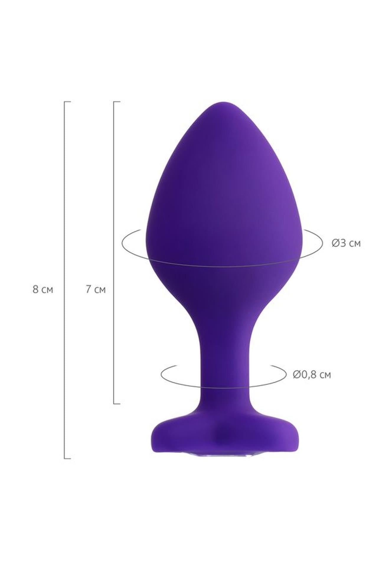 7-Anal Plug Diamond Heart-7